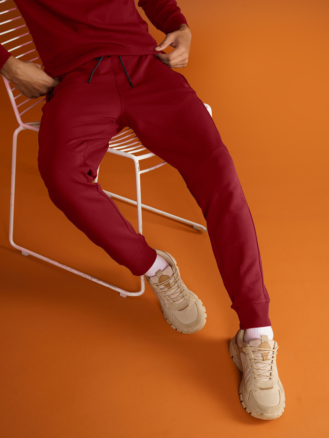 

DAMENSCH Men Statement All-day Midweight Jogger, Maroon