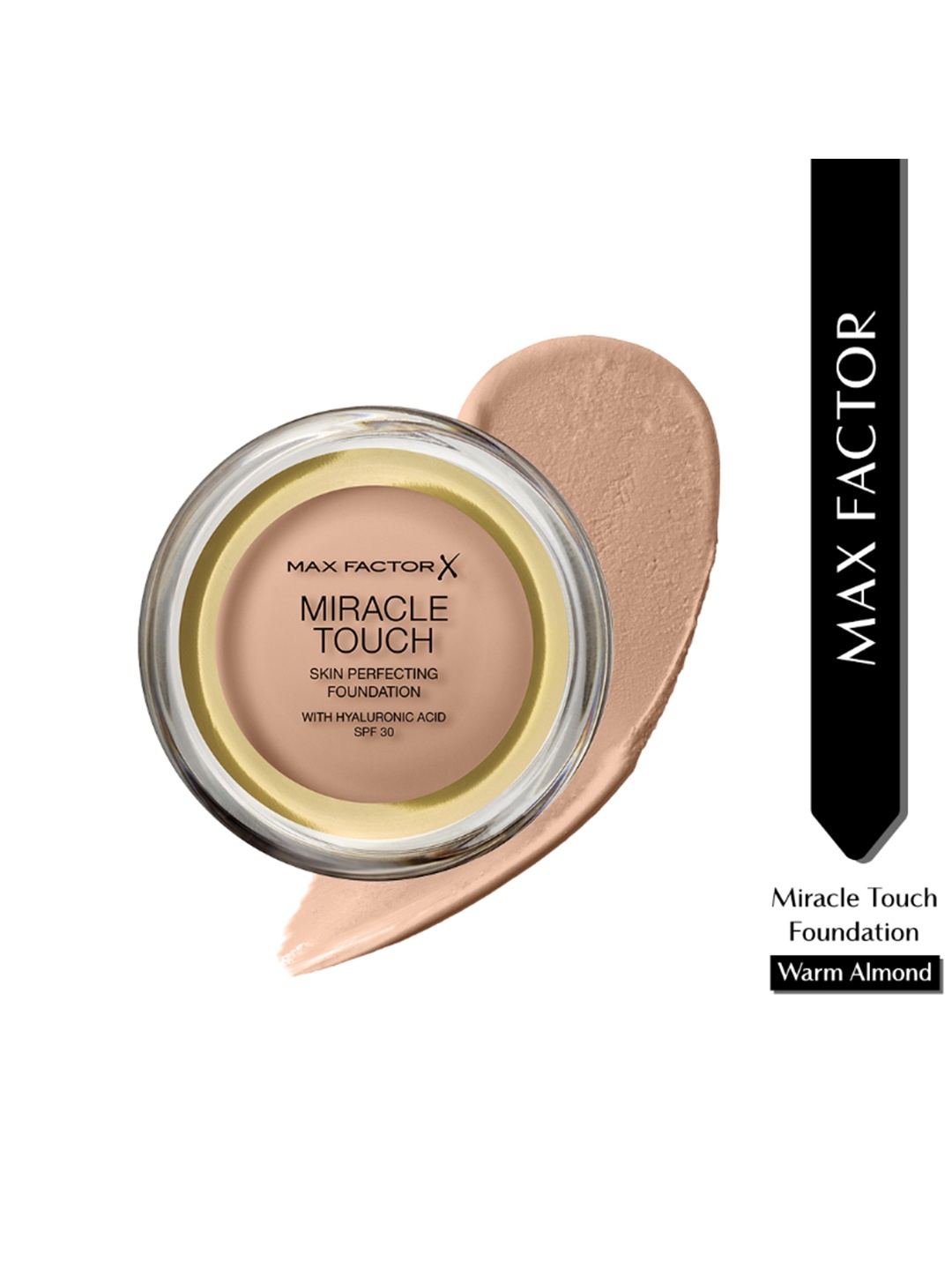 

Max Factor Miracle Touch Foundation - Warm Almond, 11.5gm, Beige