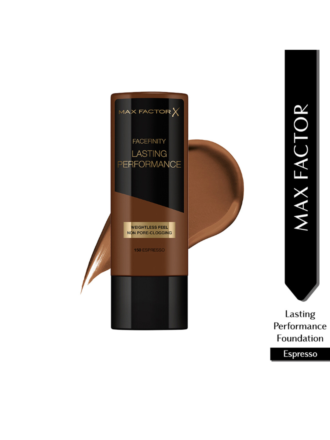 

Max Factor Facefinity Lasting Performance Weightless Non-Pore Clogging Foundation 35ml - Espresso 150, Beige