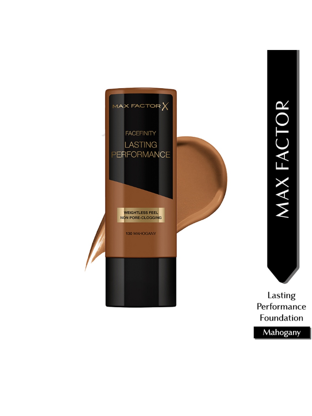 Max Factor Facefinity Lasting Performance Weightless Non-Pore Clogging Foundation 35ml - Mahogany 130, Beige