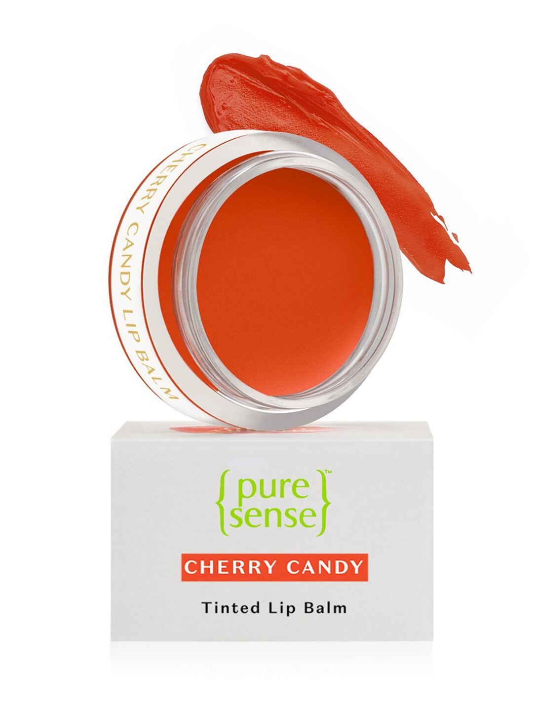 

Pure Sense Cherry Candy Tinted Lip Balm with Sweet Cherry & Almond Oil - 5 ml, Red