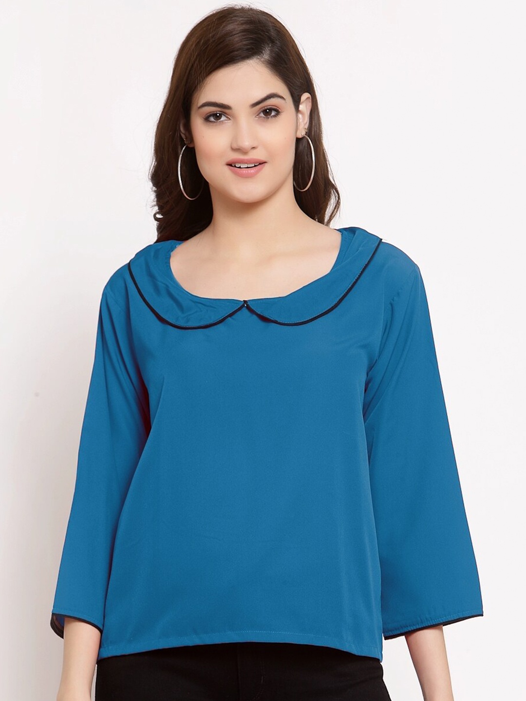 

PATRORNA Blue Peter Pan Collar Top