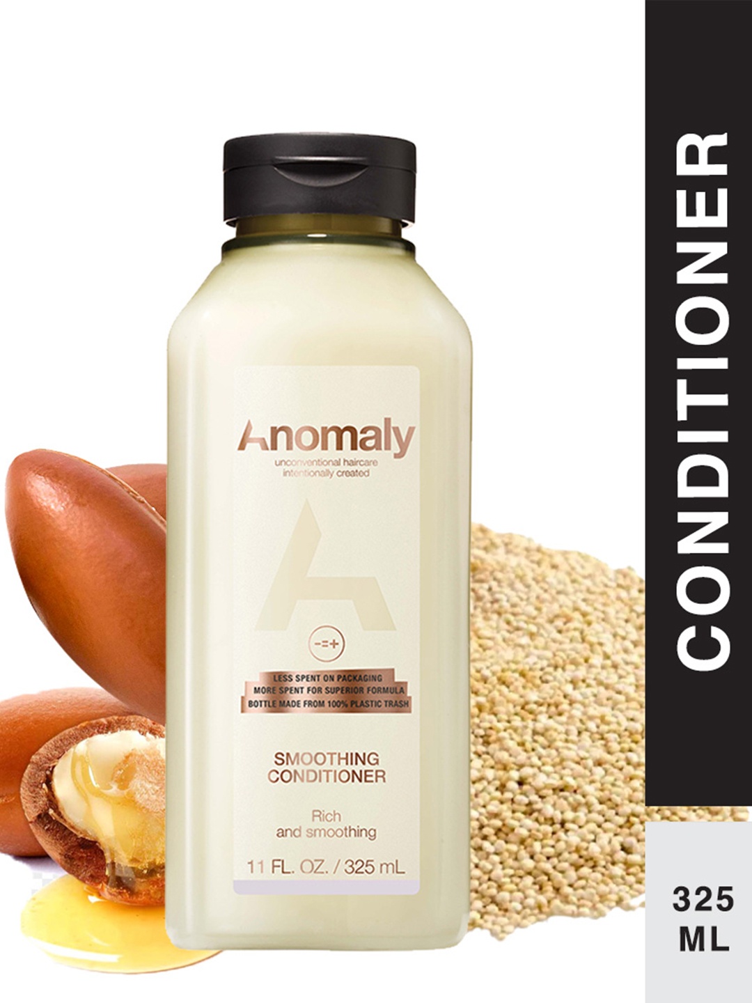 

Anomaly Smoothing Conditioner with Argan Oil & Quinoa - 325 ml, Off white