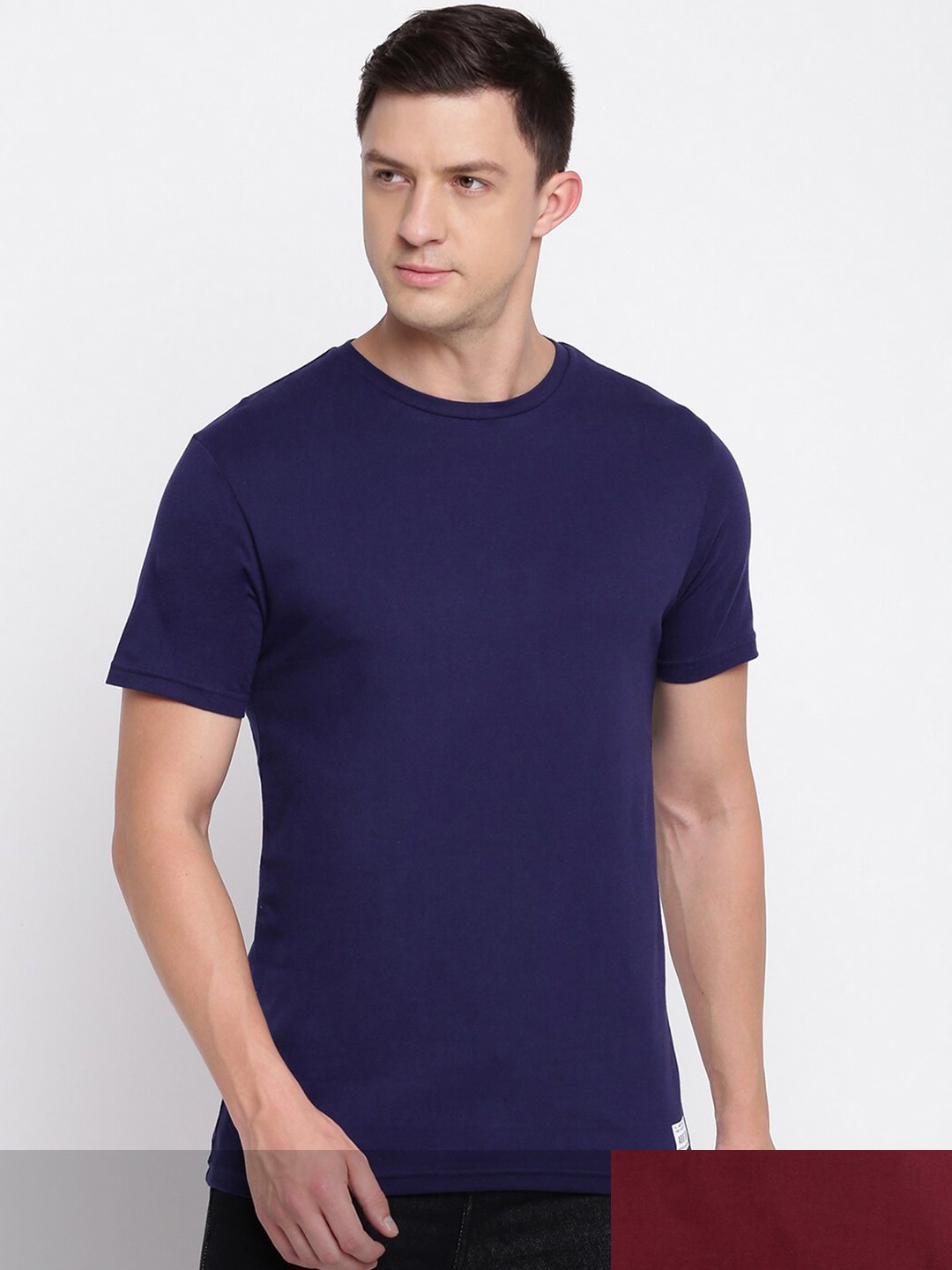 

abof Men Multicoloured 2 Applique T-shirt, Multi