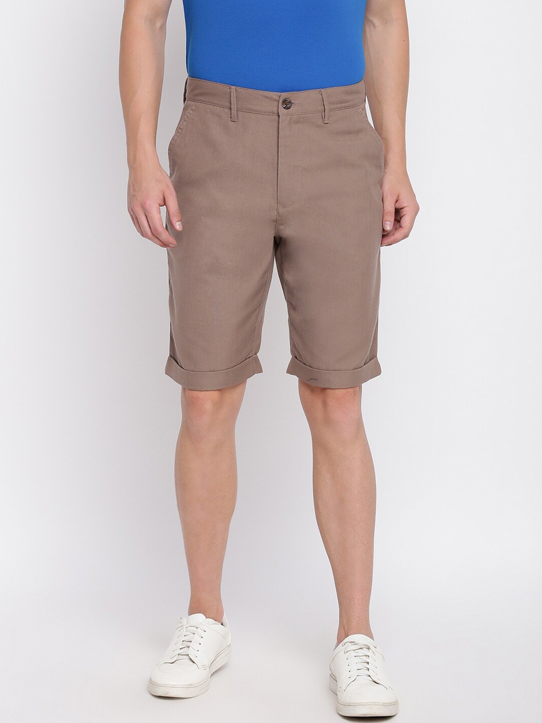 

abof Men Brown Shorts