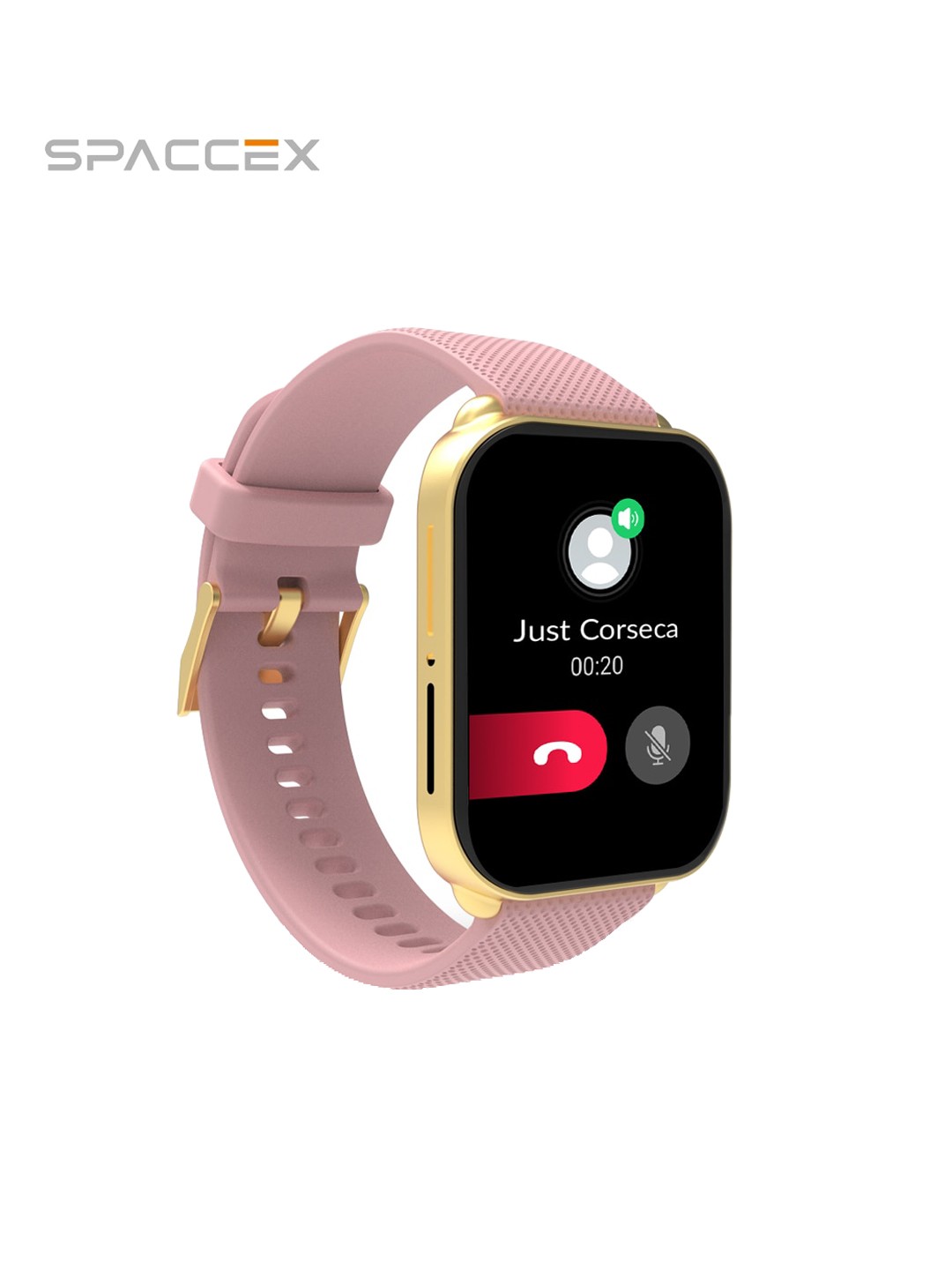 

JUST CORSECA Pink Solid Spaccex Smart Watch