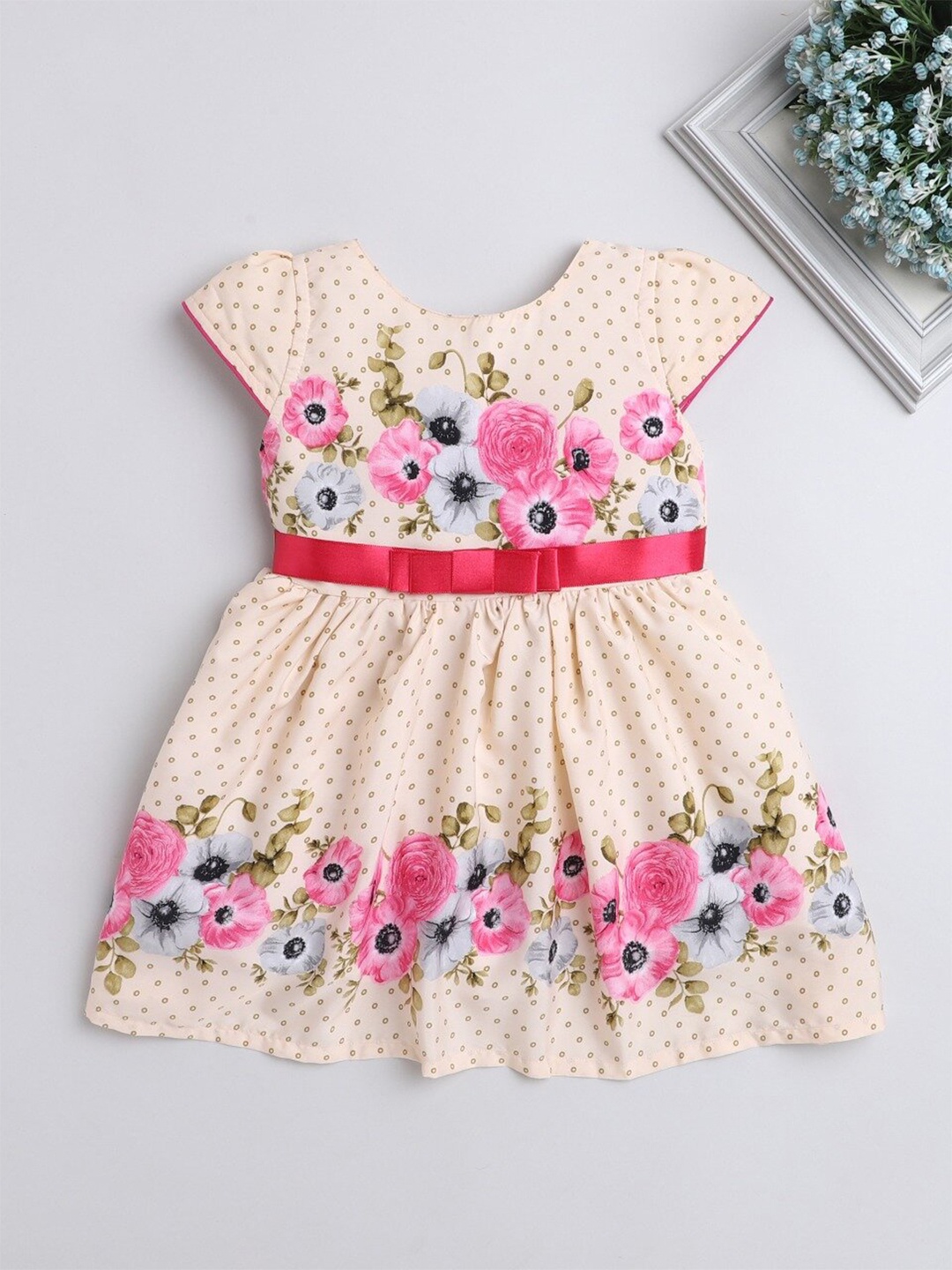 

The Magic Wand Floral Dress, Fuchsia