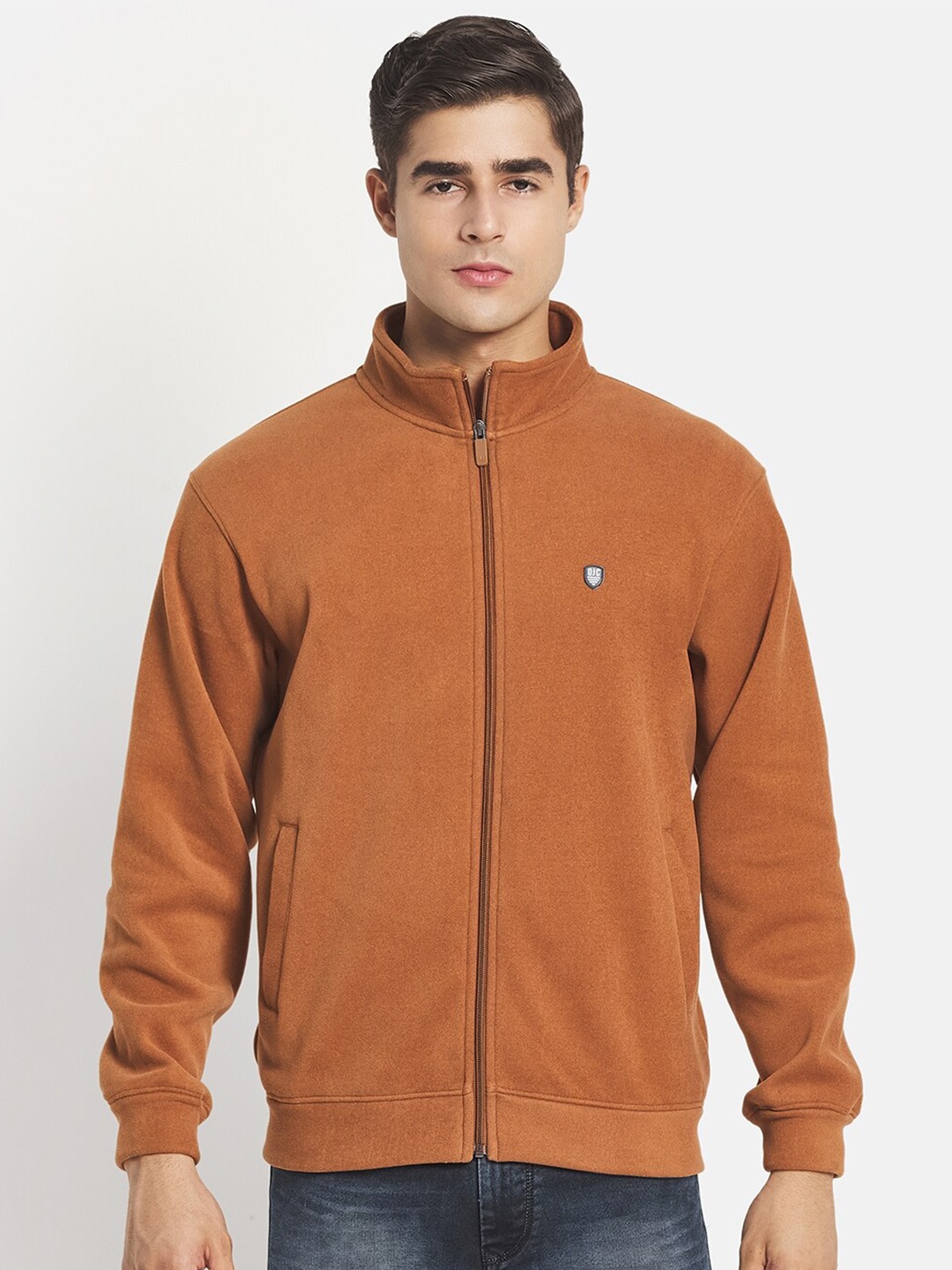 

Octave Men Tan Solid Sweatshirt