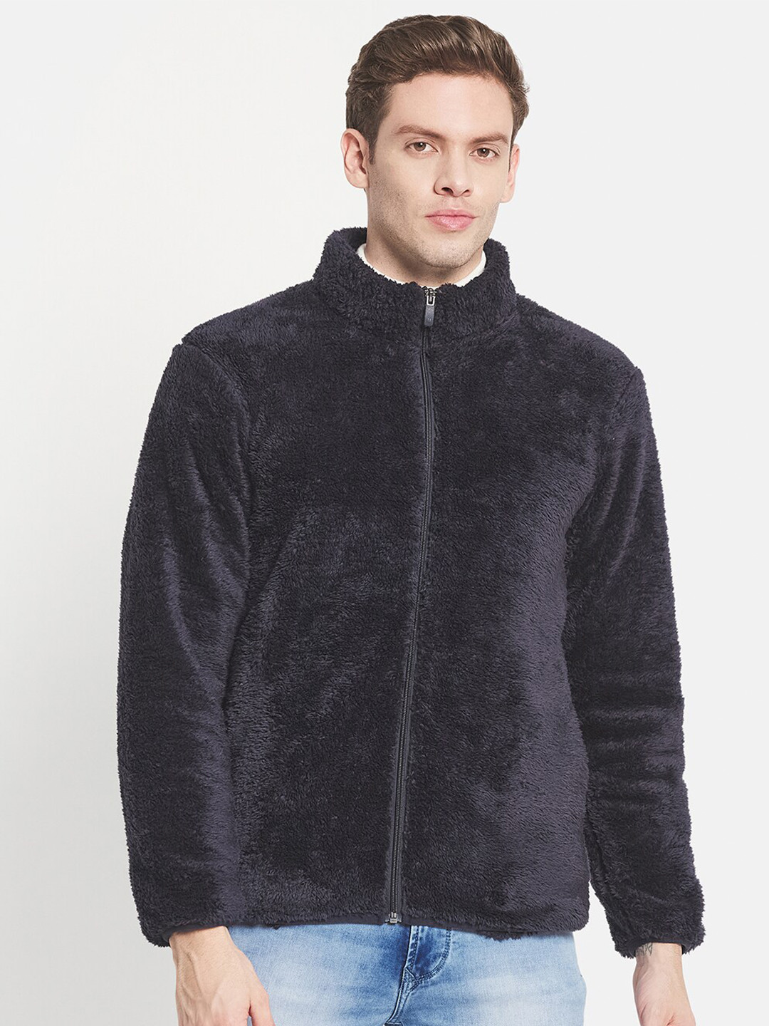 

Octave Men Navy Blue Sweatshirt