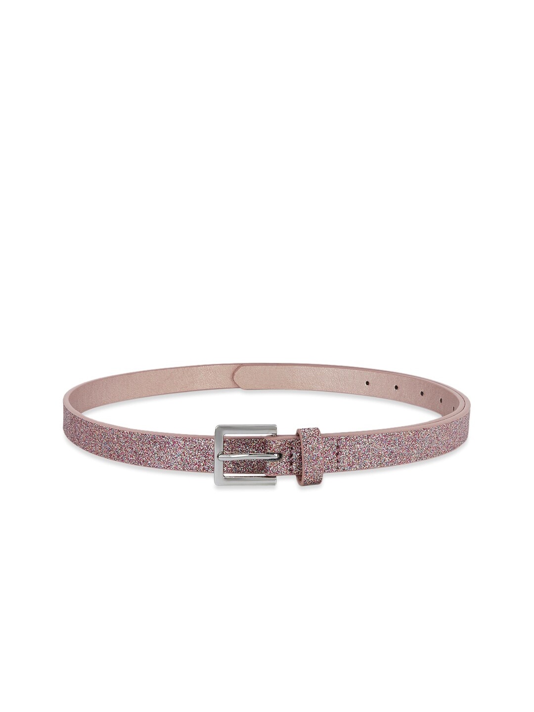 

Forever Glam by Pantaloons Women Embellished PU Belt, Rose gold