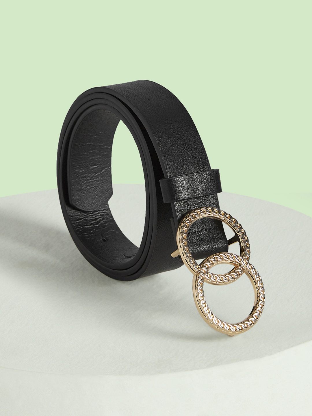 

Forever Glam by Pantaloons Women PU Belt, Black