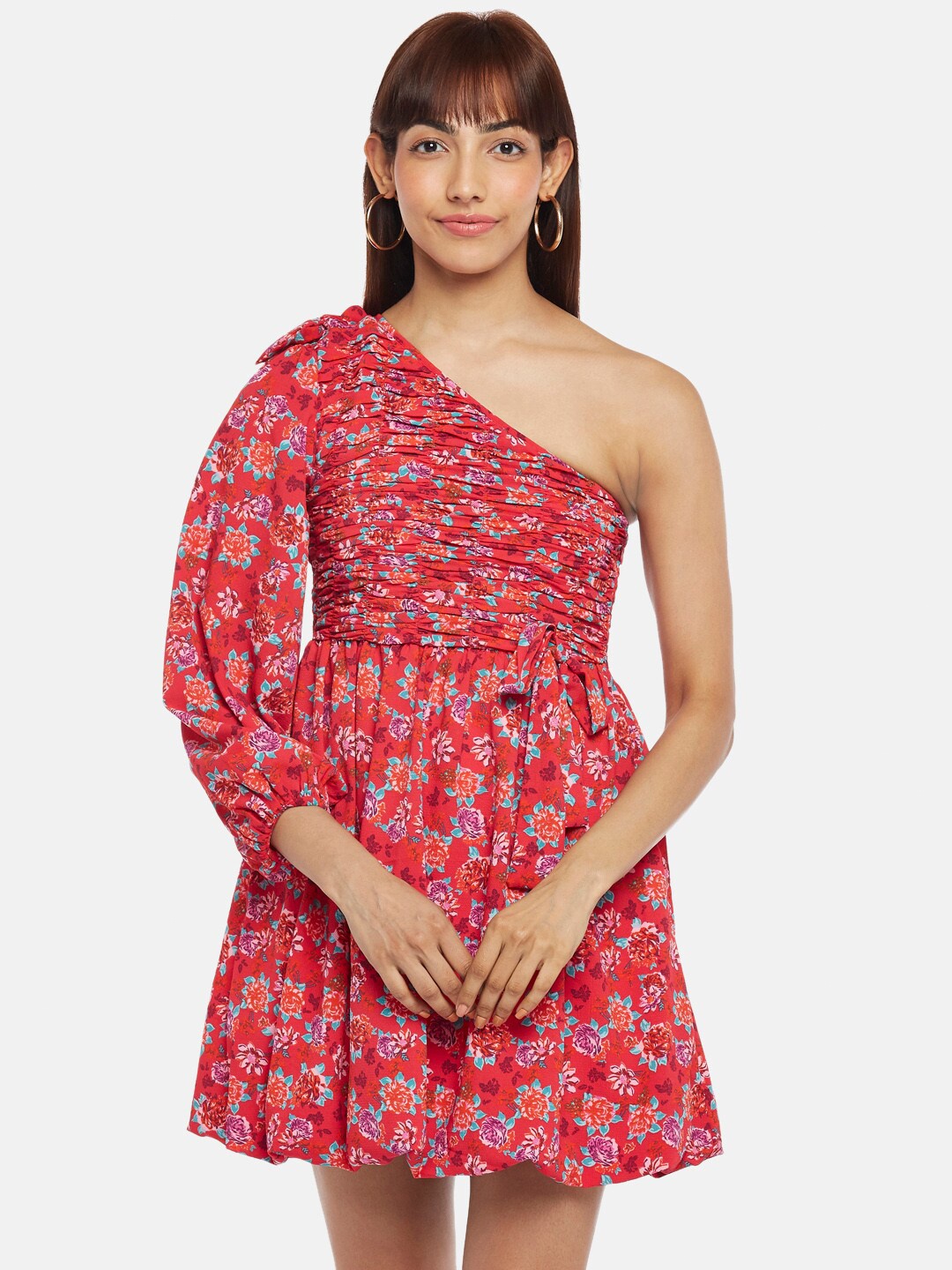 

People Pink Floral Dress