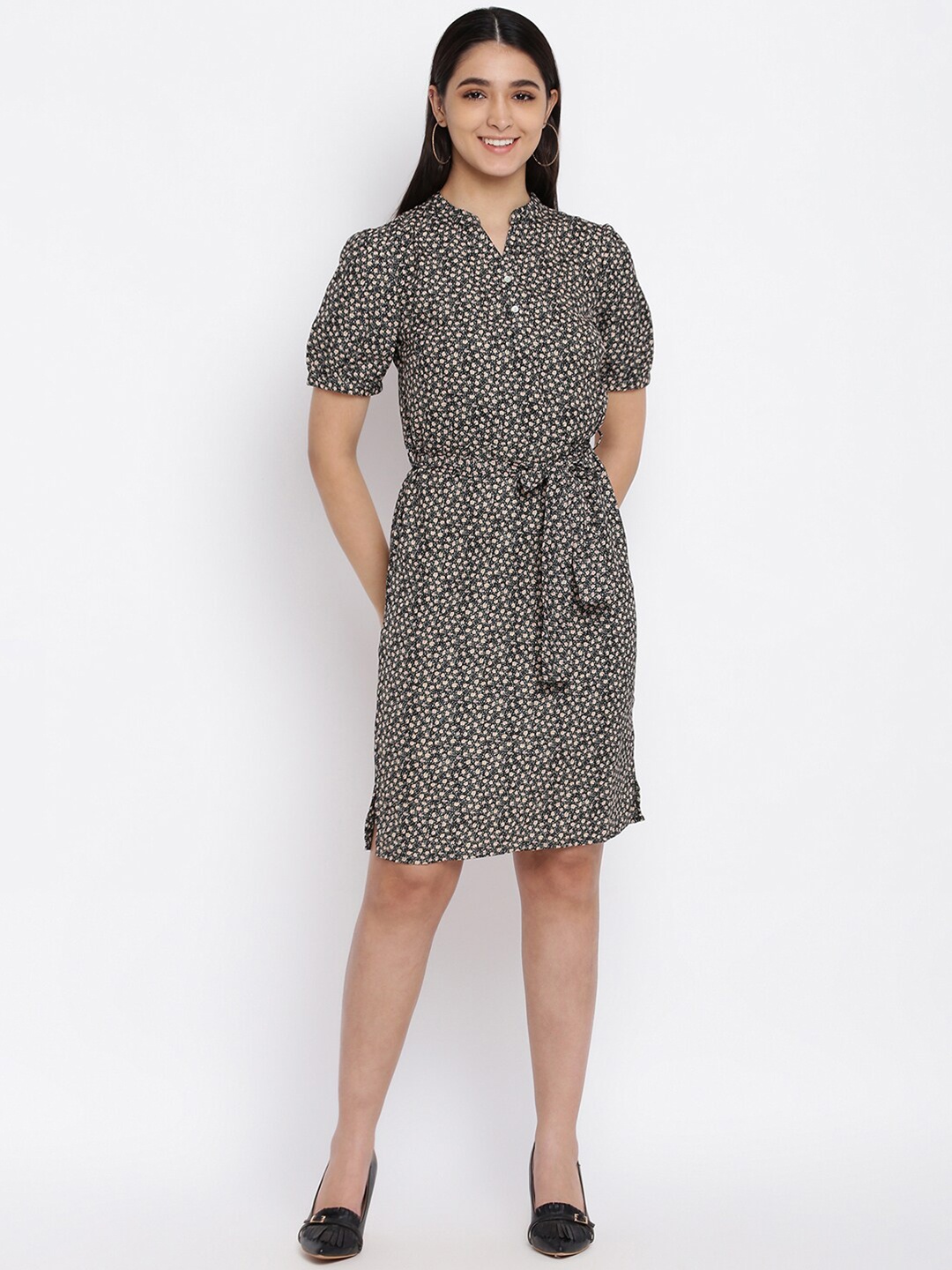 

abof Black Shirt Dress