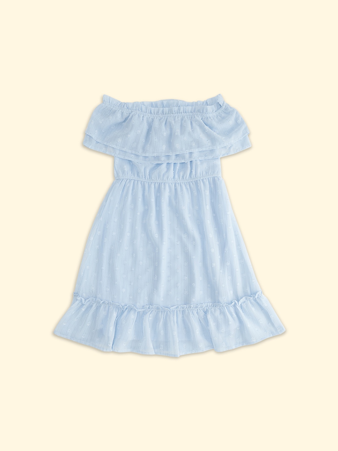 

Pantaloons Junior Blue A-Line Dress