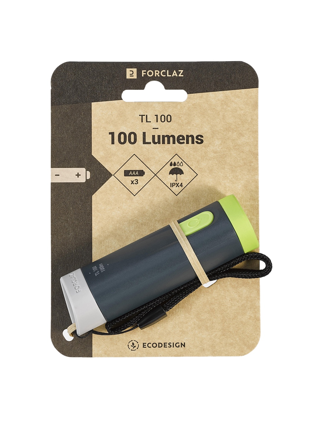 

FORCLAZ By Decathlon Grey& Green Printed Multi-Function Led Torch