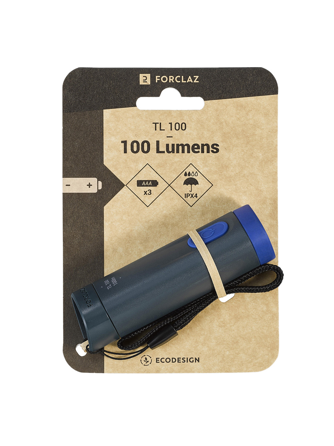 

FORCLAZ By Decathlon Black Acrylonitrile Butadiene Styrene Travel Accessory