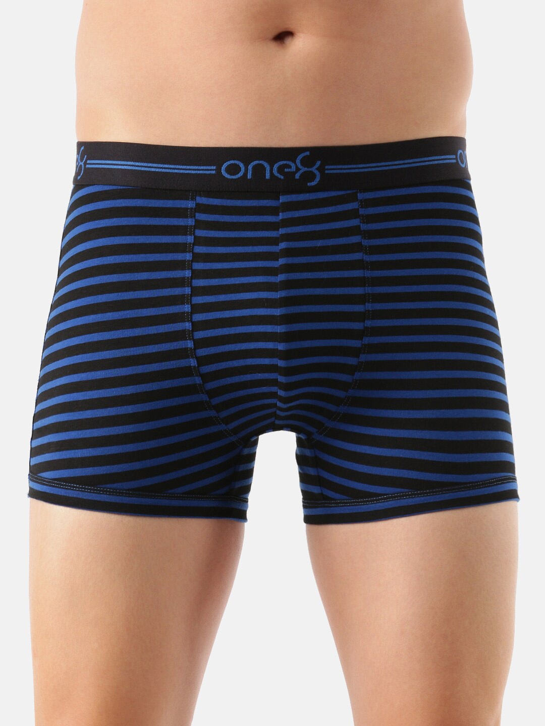 

one8 by Virat Kohli Men Blue Striped Trunks 730-RoyalBlue-S-RoyalBlue