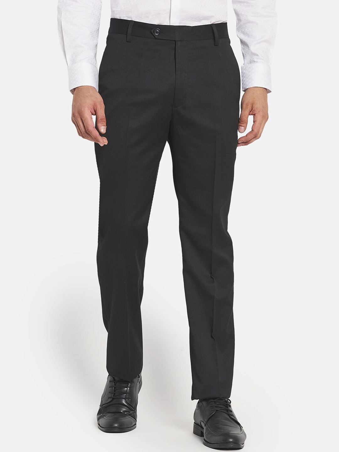 

Monte Carlo Men Black Formal Trousers