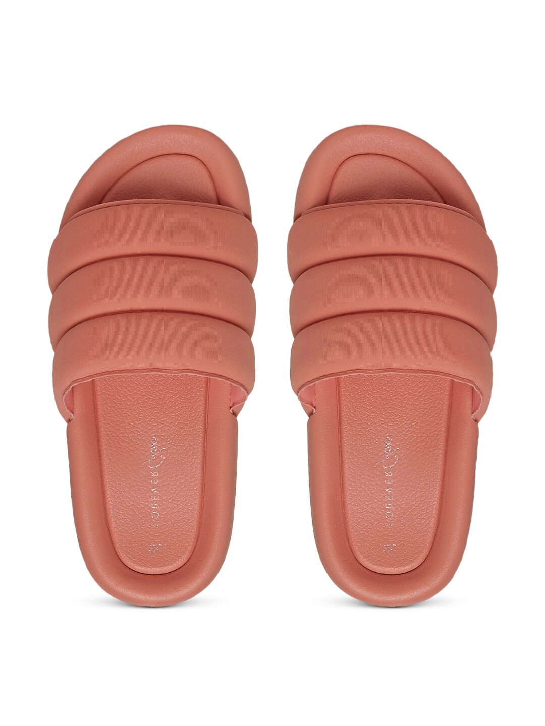 

Forever Glam by Pantaloons Women Solid Sliders, Pink