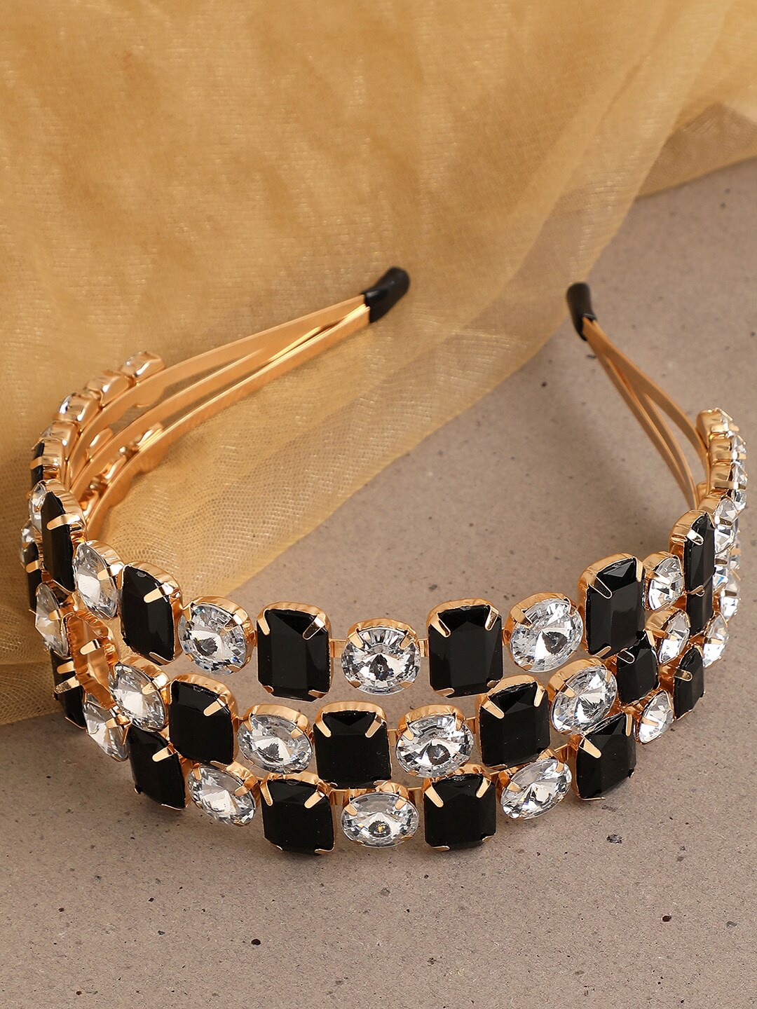 

SOHI Women Beaded Hairband, Black