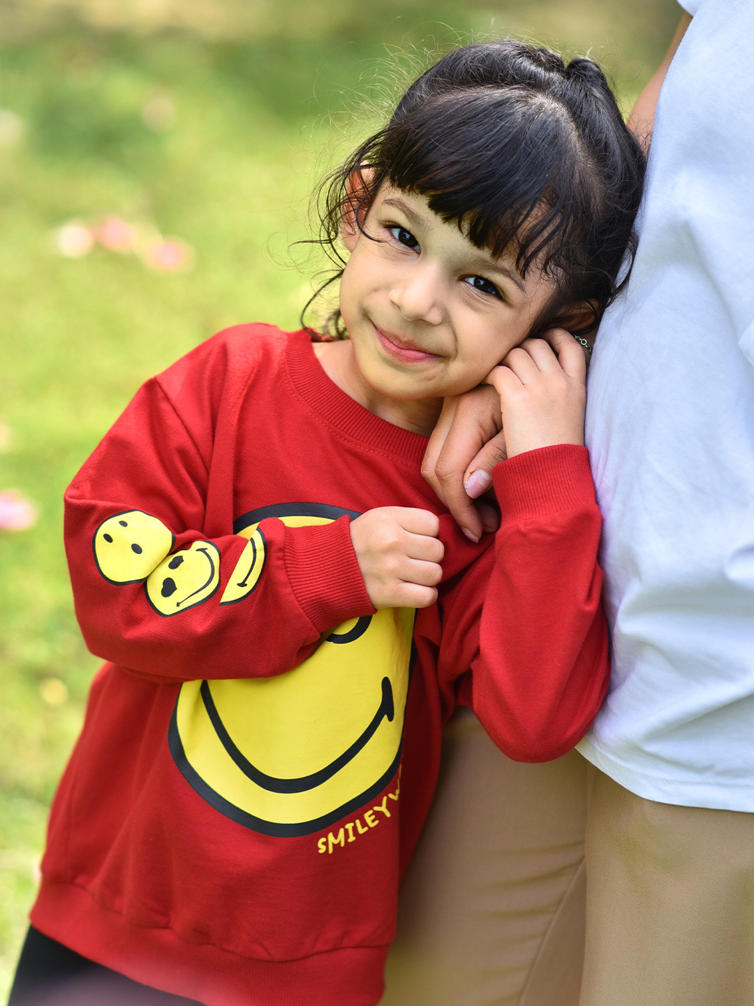 

Cuddles for Cubs Unisex Kids Printed Cotton Sweatshirt, Red