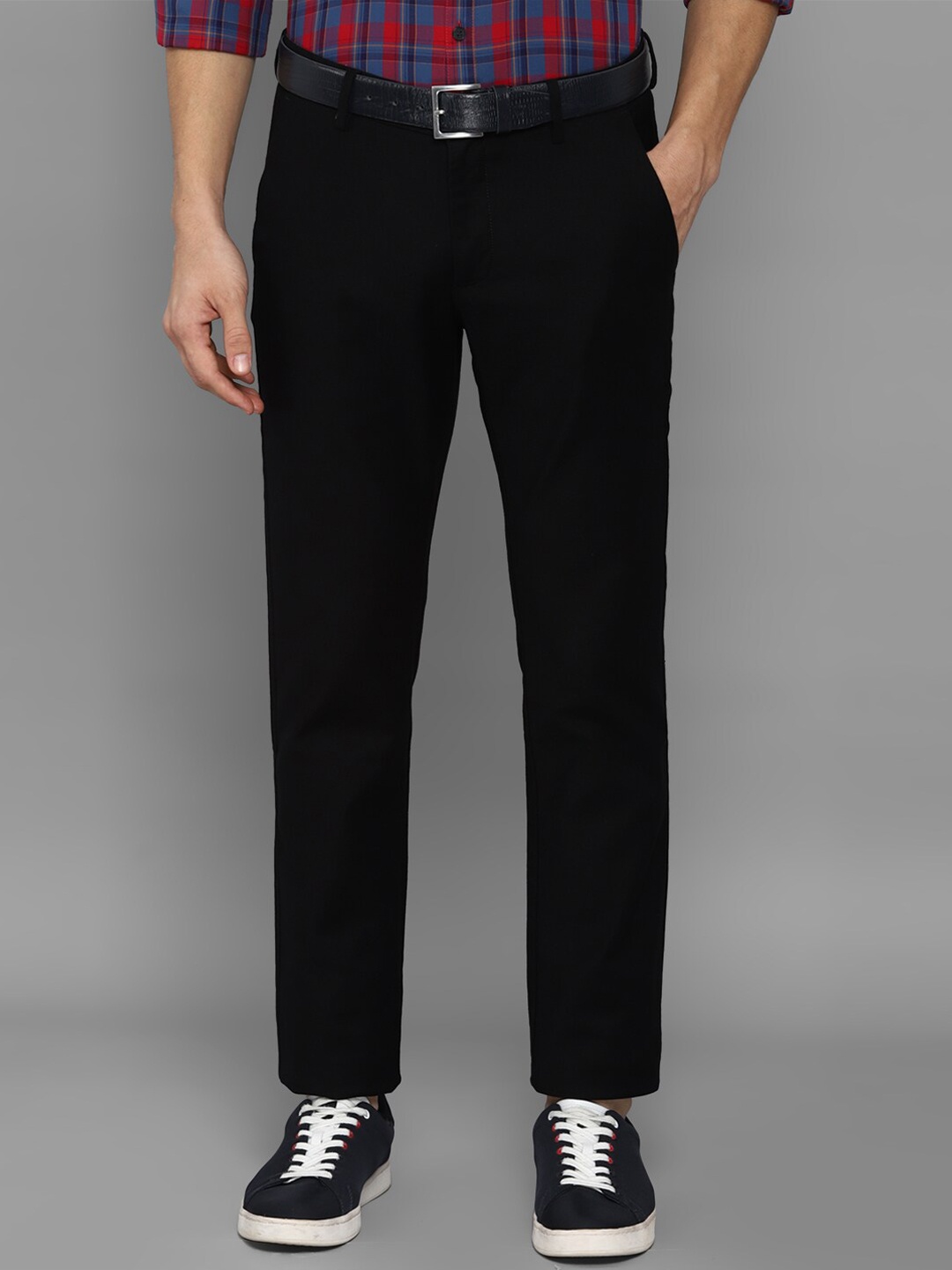 

Allen Solly Men Black Casual Trousers