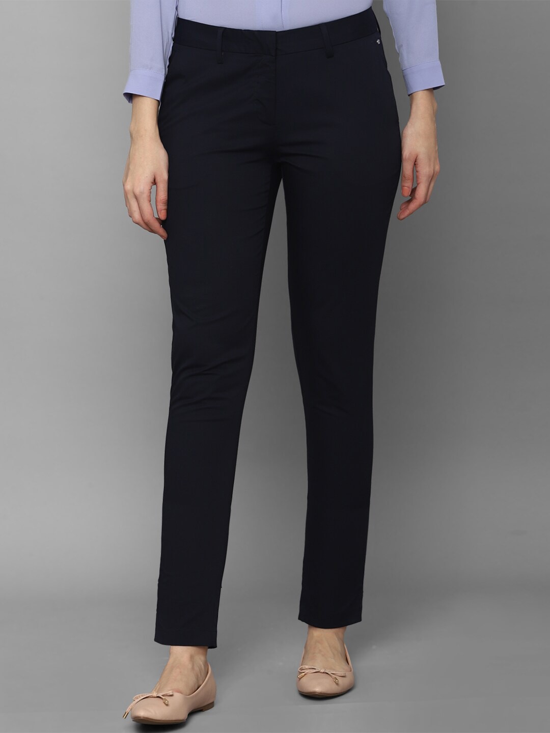 

Allen Solly Woman Women Navy Blue Trouser