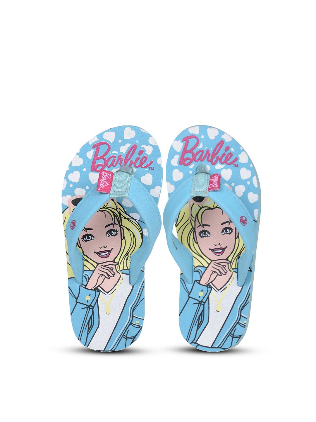 

toothless Girls Printed Rubber Thong Flip-Flops, Blue