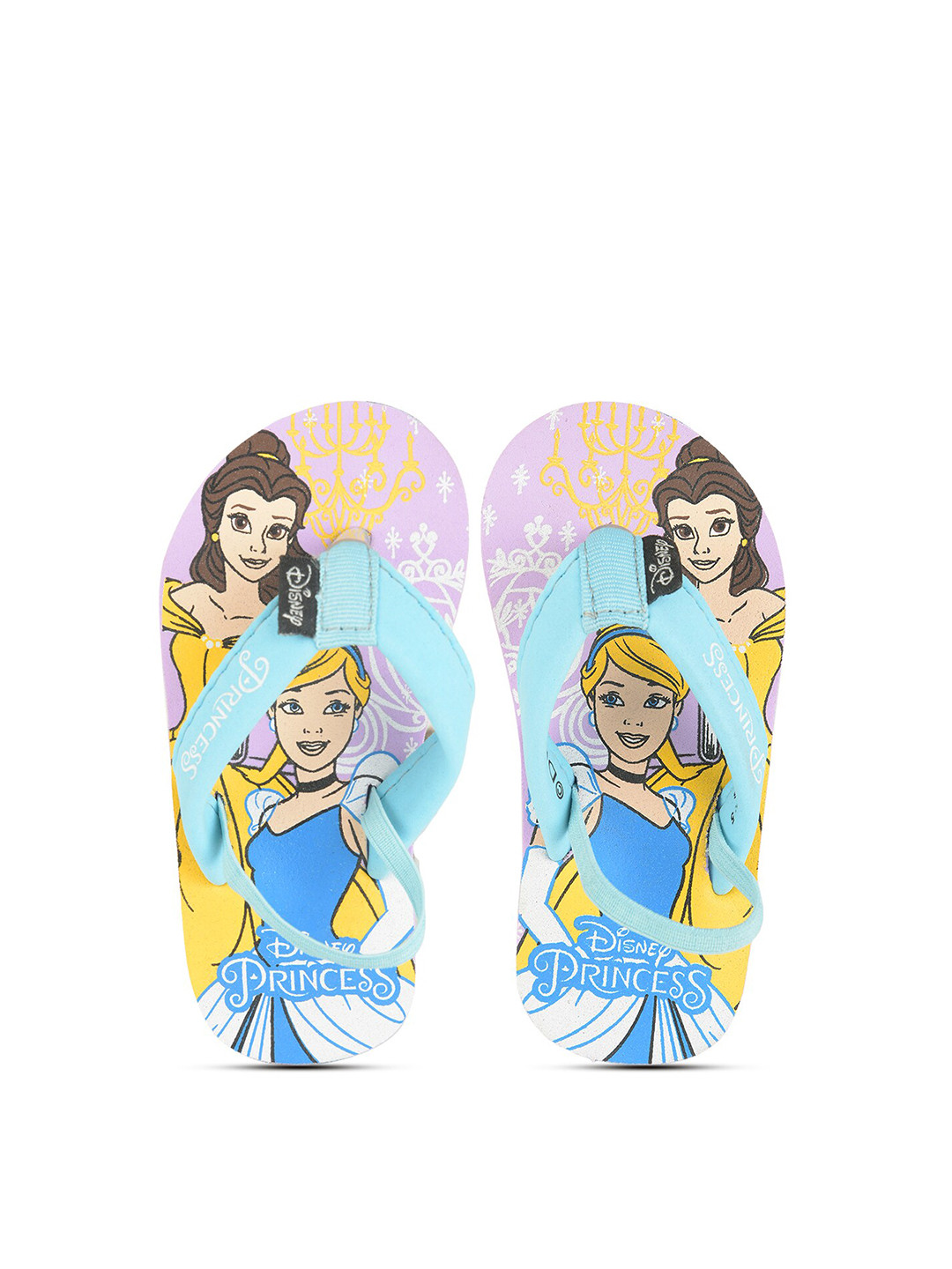 

toothless Girls Purple & Blue Printed Rubber Thong Flip-Flops
