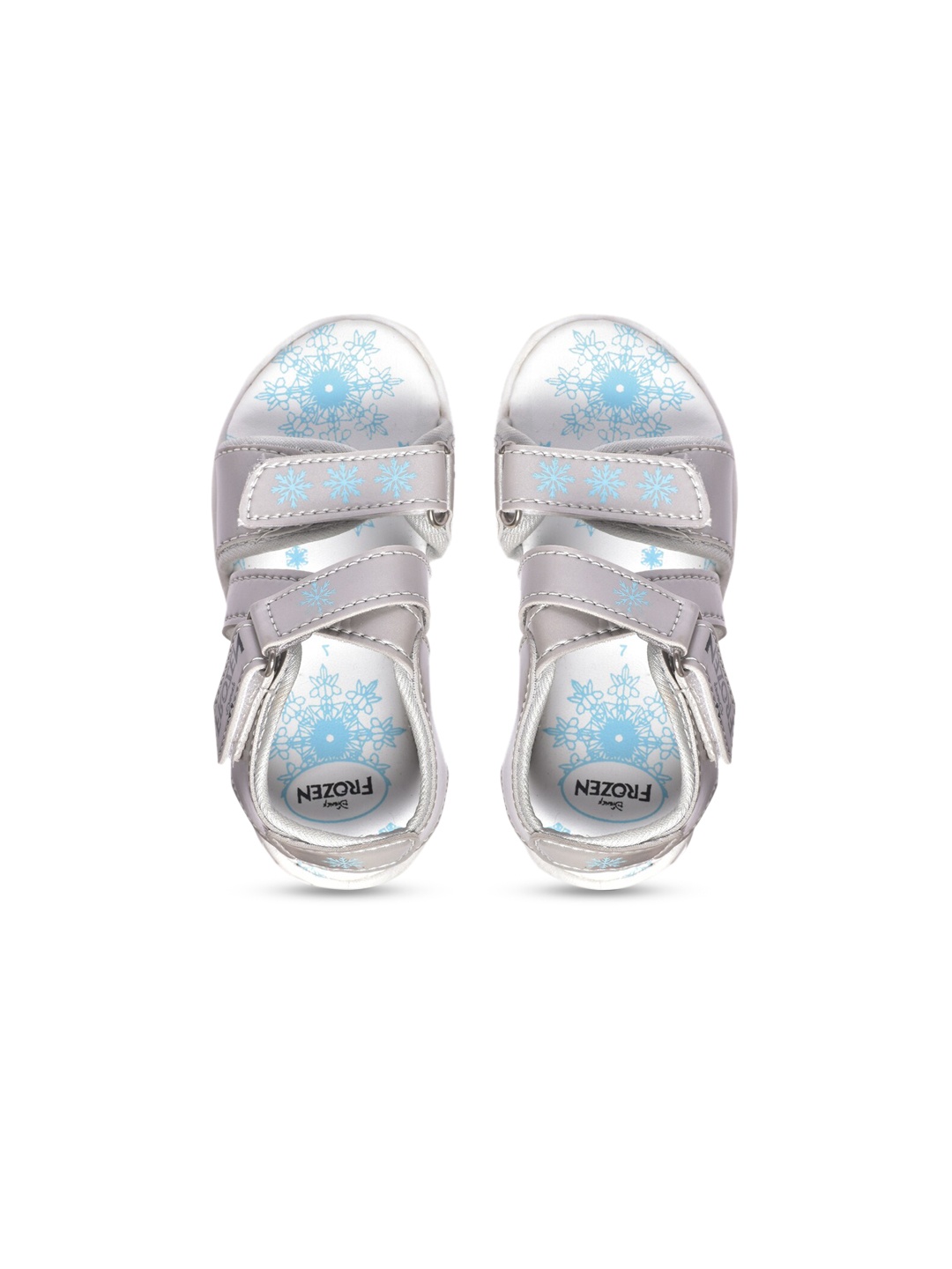 

toothless Girls Sky Blue Printed Sports Sandals