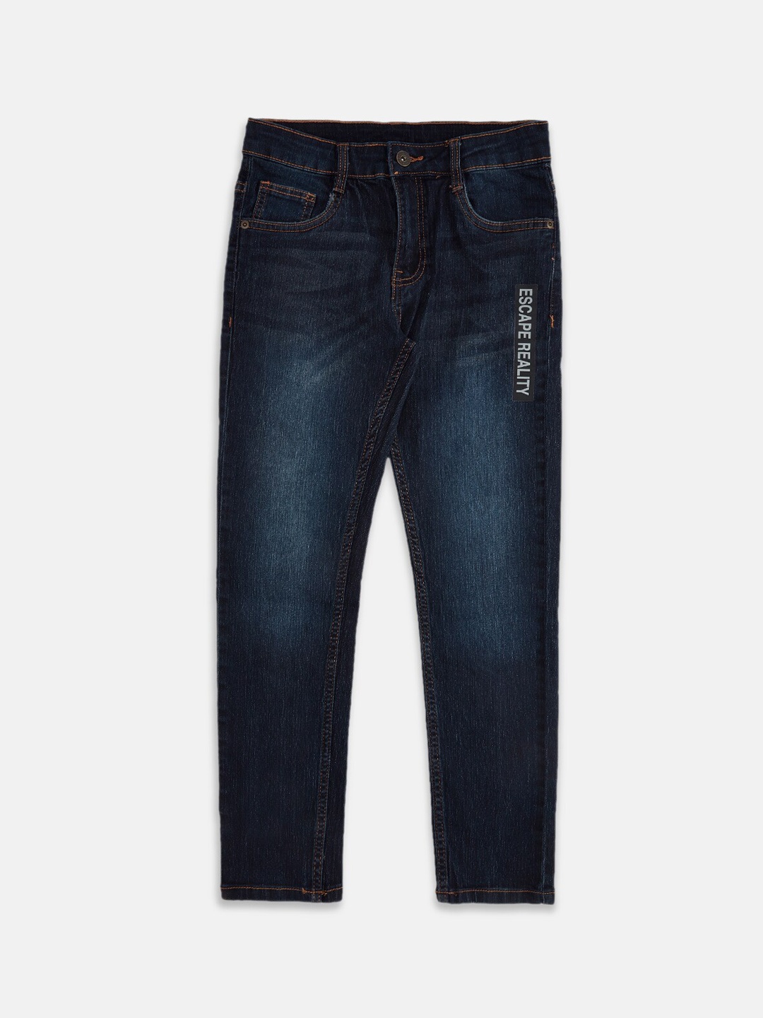 

Pantaloons Junior Boys Blue Low Distress Light Fade Jeans