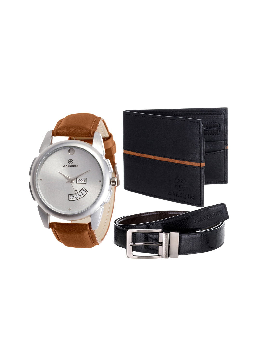 

MARKQUES Men Black Accessory Gift Set STV-770904-EGO-01-OT-01-Multi