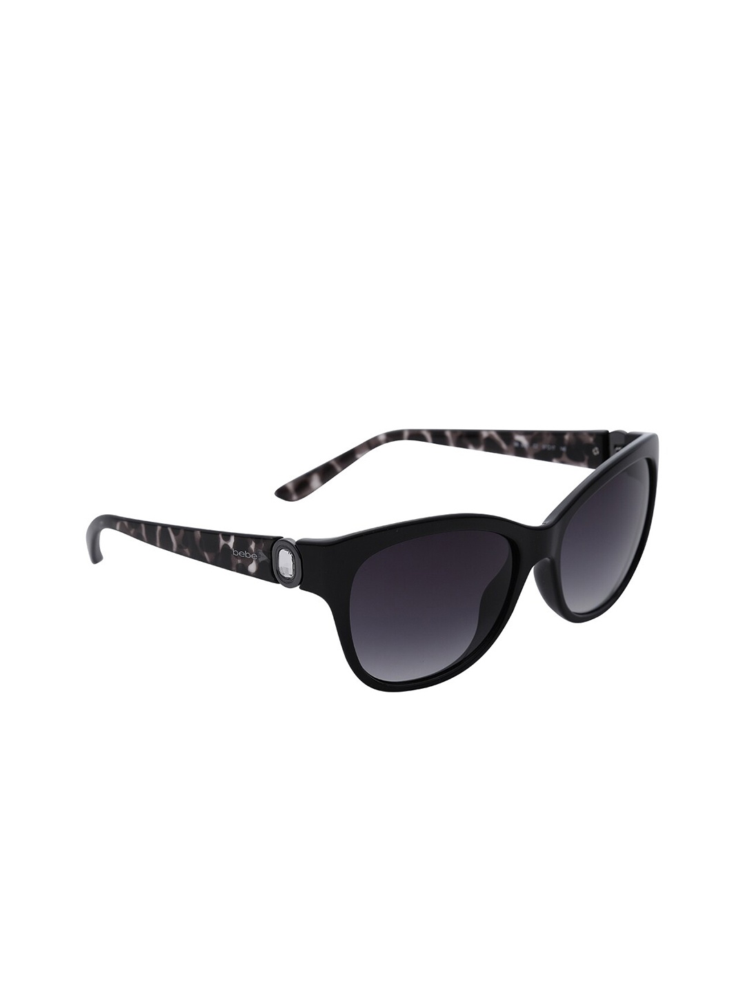 

bebe Women Grey Lens & Black Wayfarer Sunglasses with UV Protected Lens