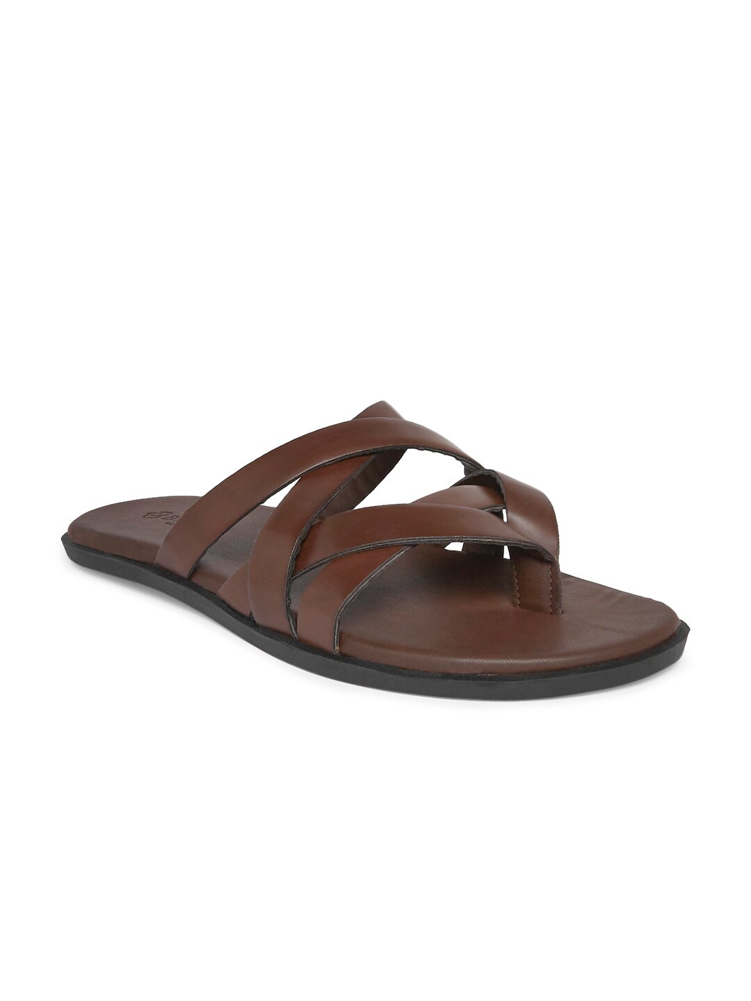 

BYFORD by Pantaloons Men Brown Comfort Sandals