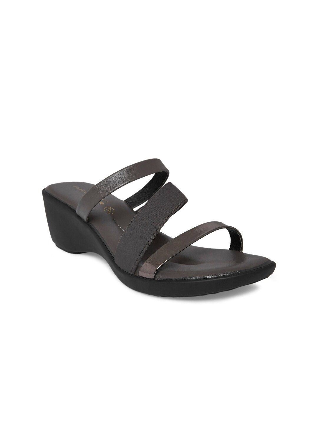 

Forever Glam by Pantaloons Grey PU Comfort Heels