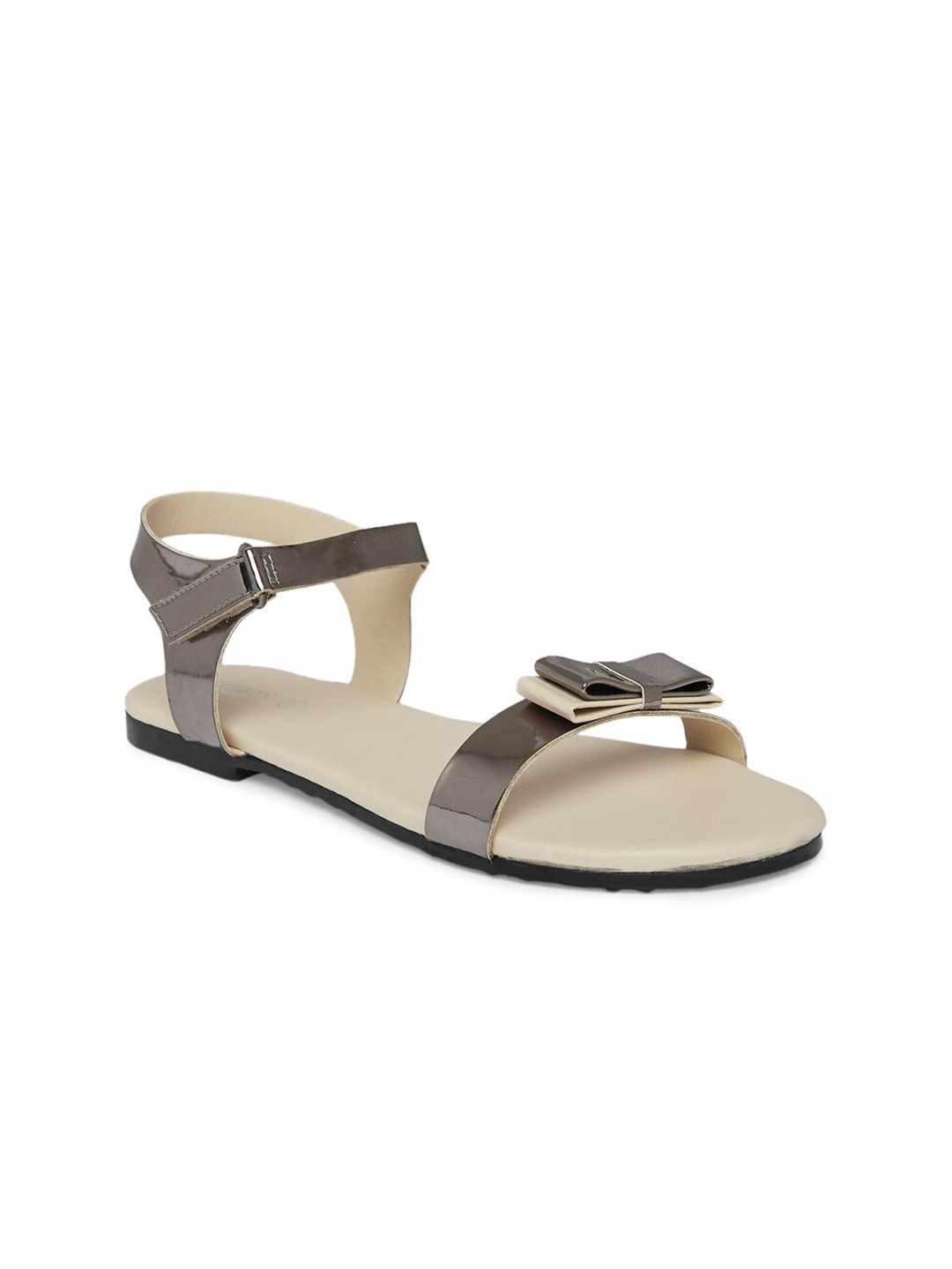 

Pantaloons Junior Girls Grey Open Toe Flats