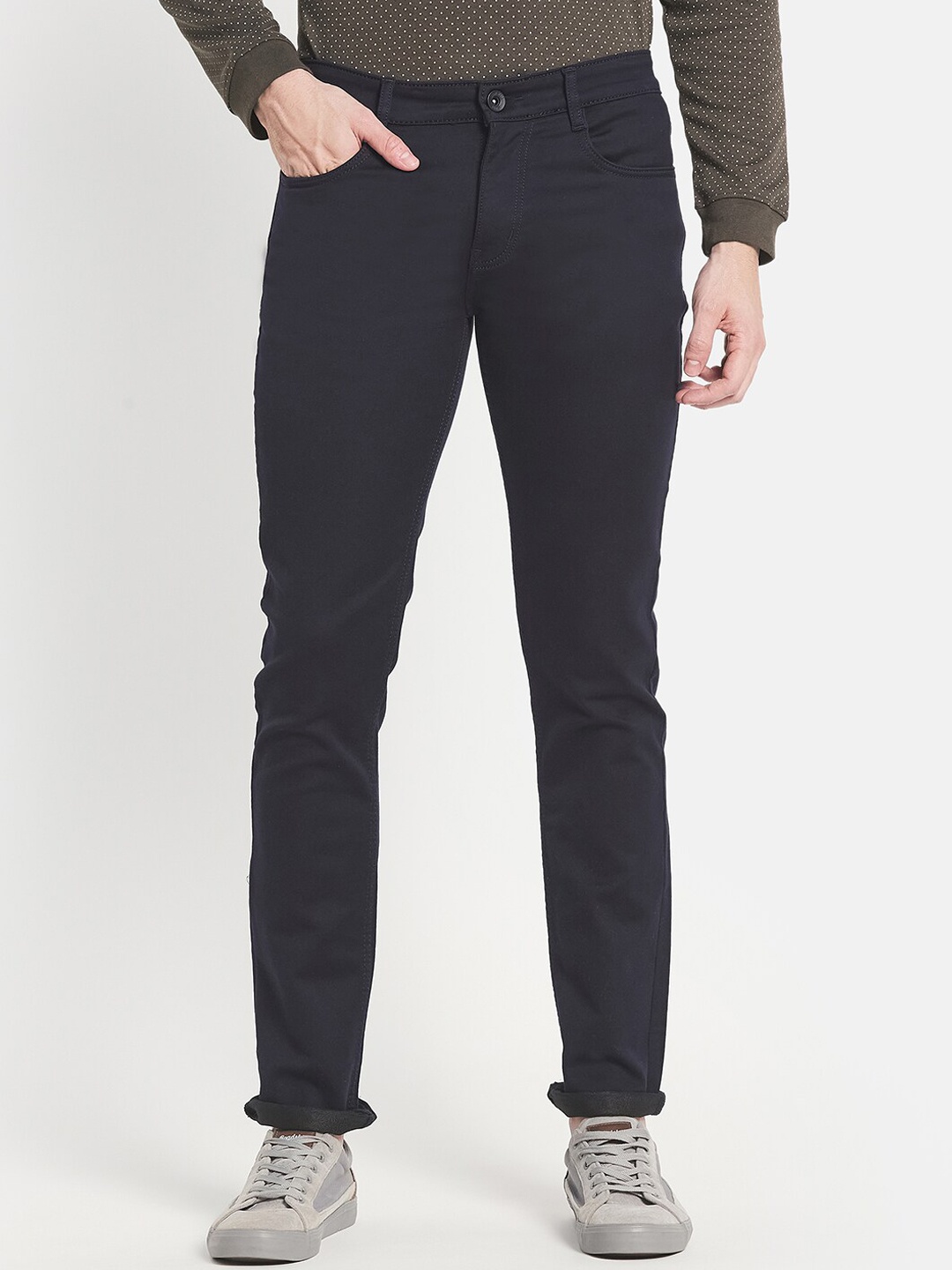 

Octave Men Navy Blue Stretchable Jeans