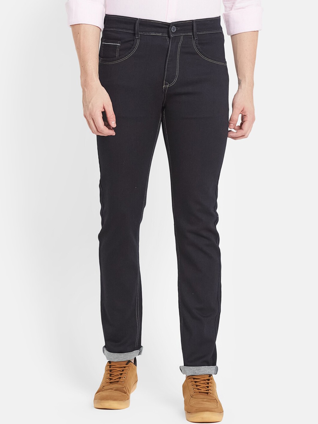 

Octave Men Navy Blue Slim Fit Stretchable Jeans