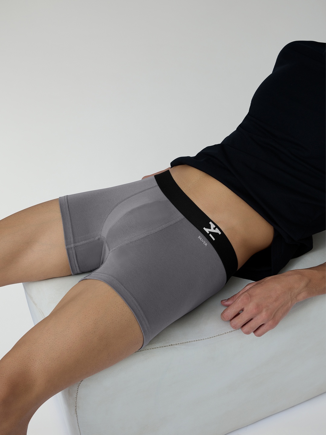 

XYXX Men Aero Super Combed Cotton Trunks XYTRNK101, Grey