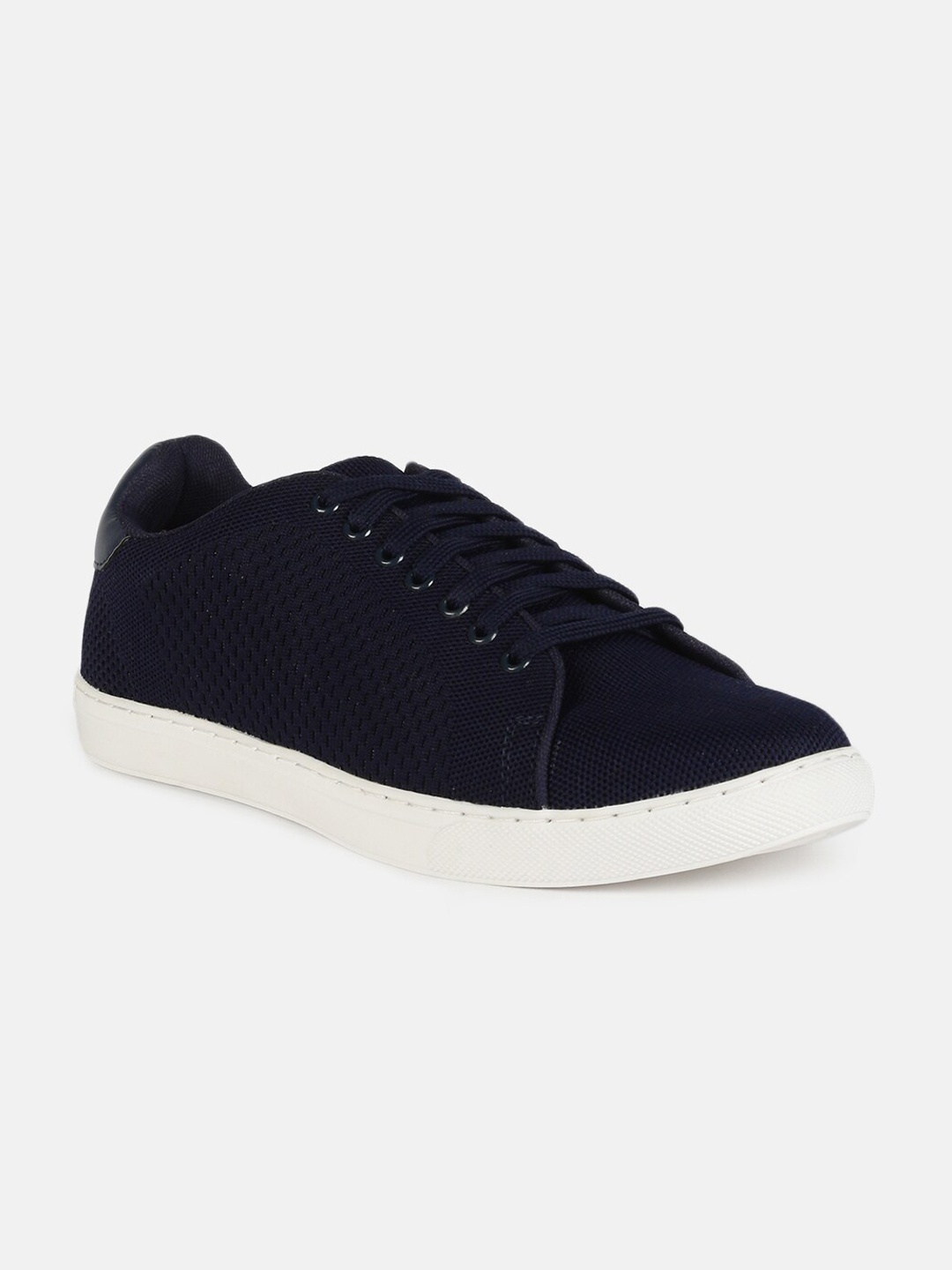 

HIGHLANDER Men Perforations Lace-Up Sneakers, Navy blue