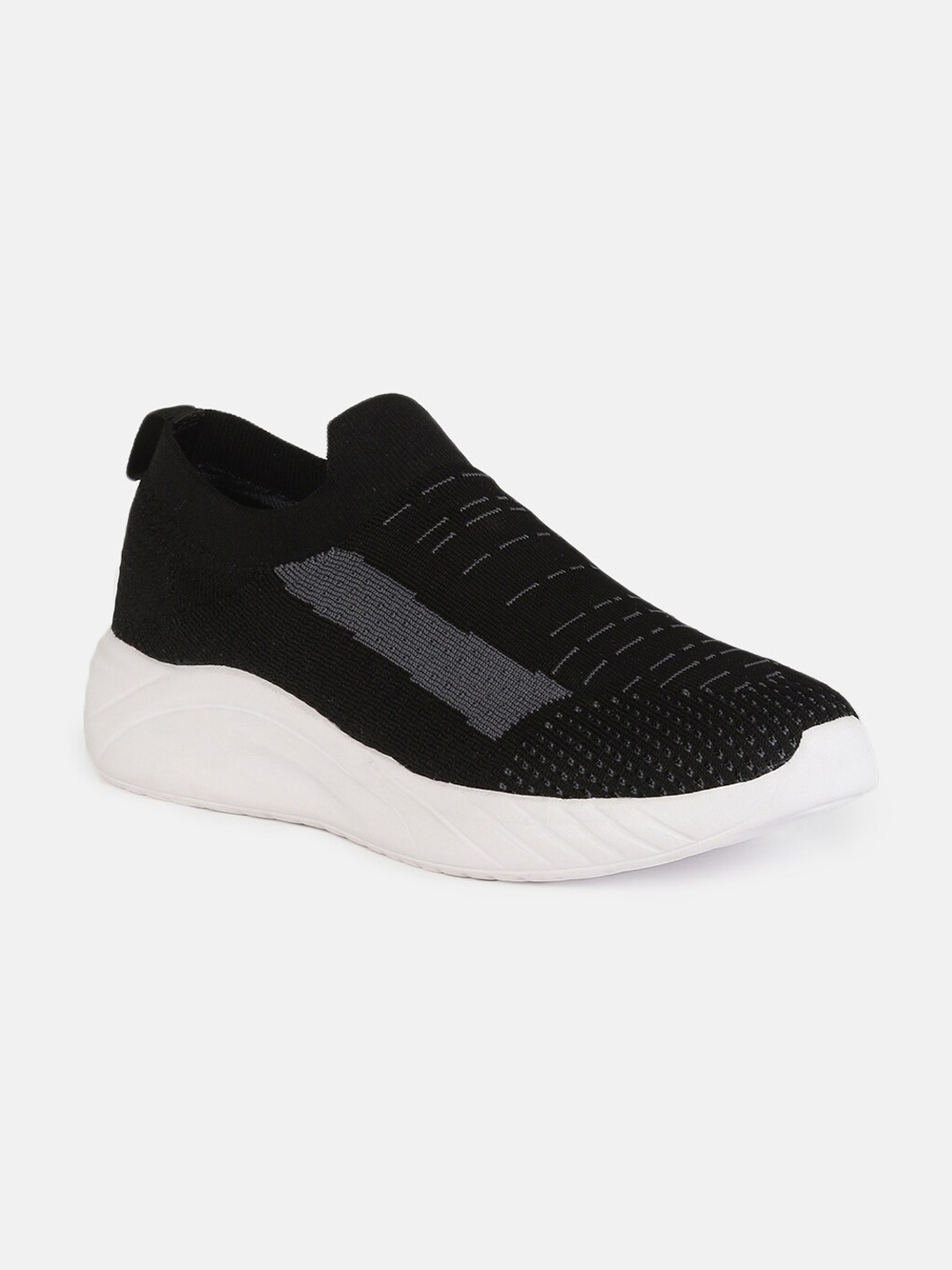 

HIGHLANDER Men Fly-Knit Slip-On Sneakers, Black