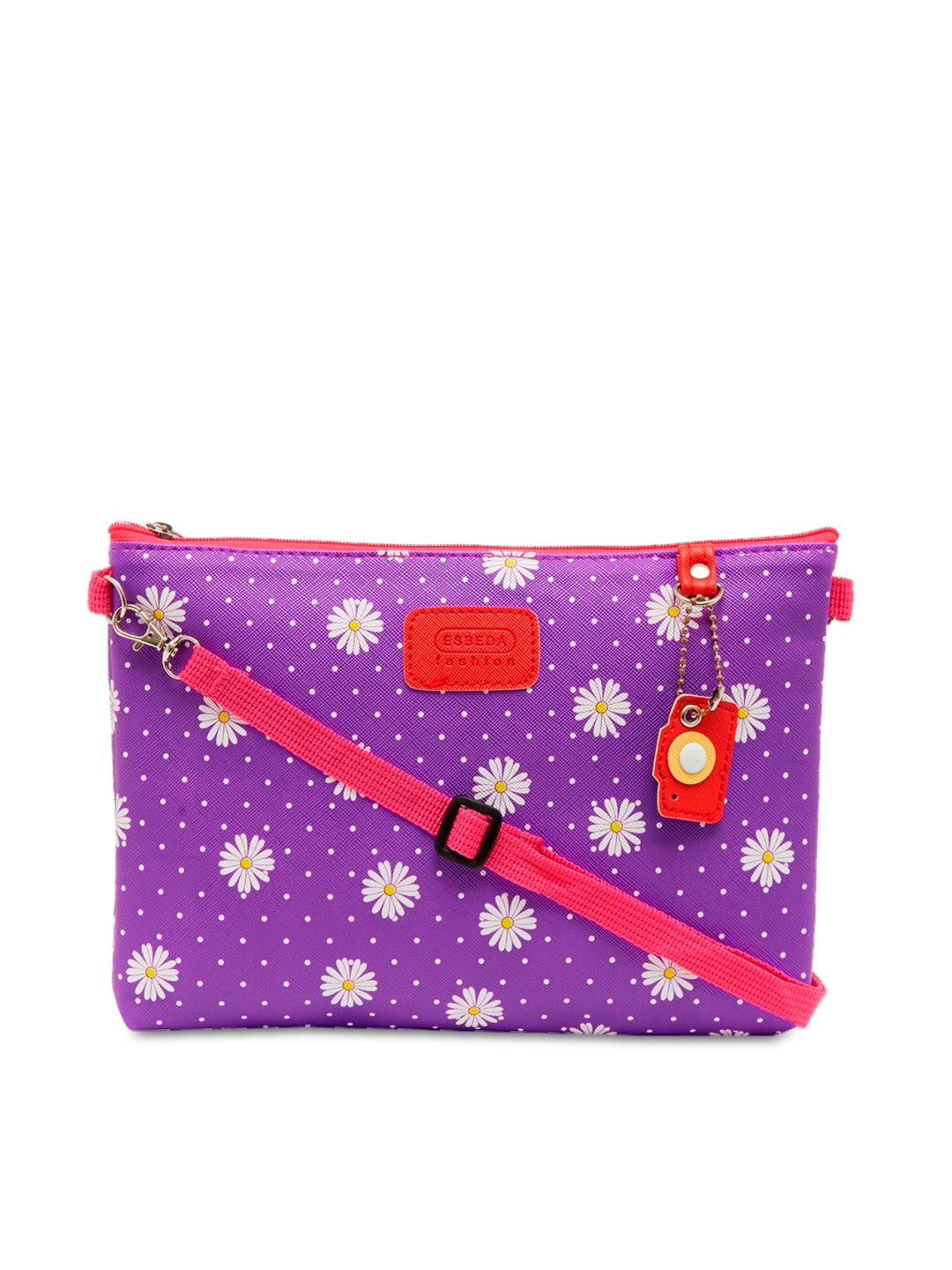

ESBEDA Purple Printed Sling Bag