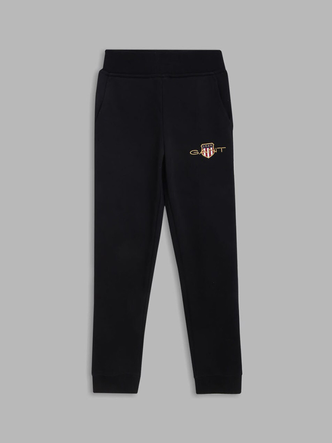 

GANT Boys Black Solid Cotton Track Pants