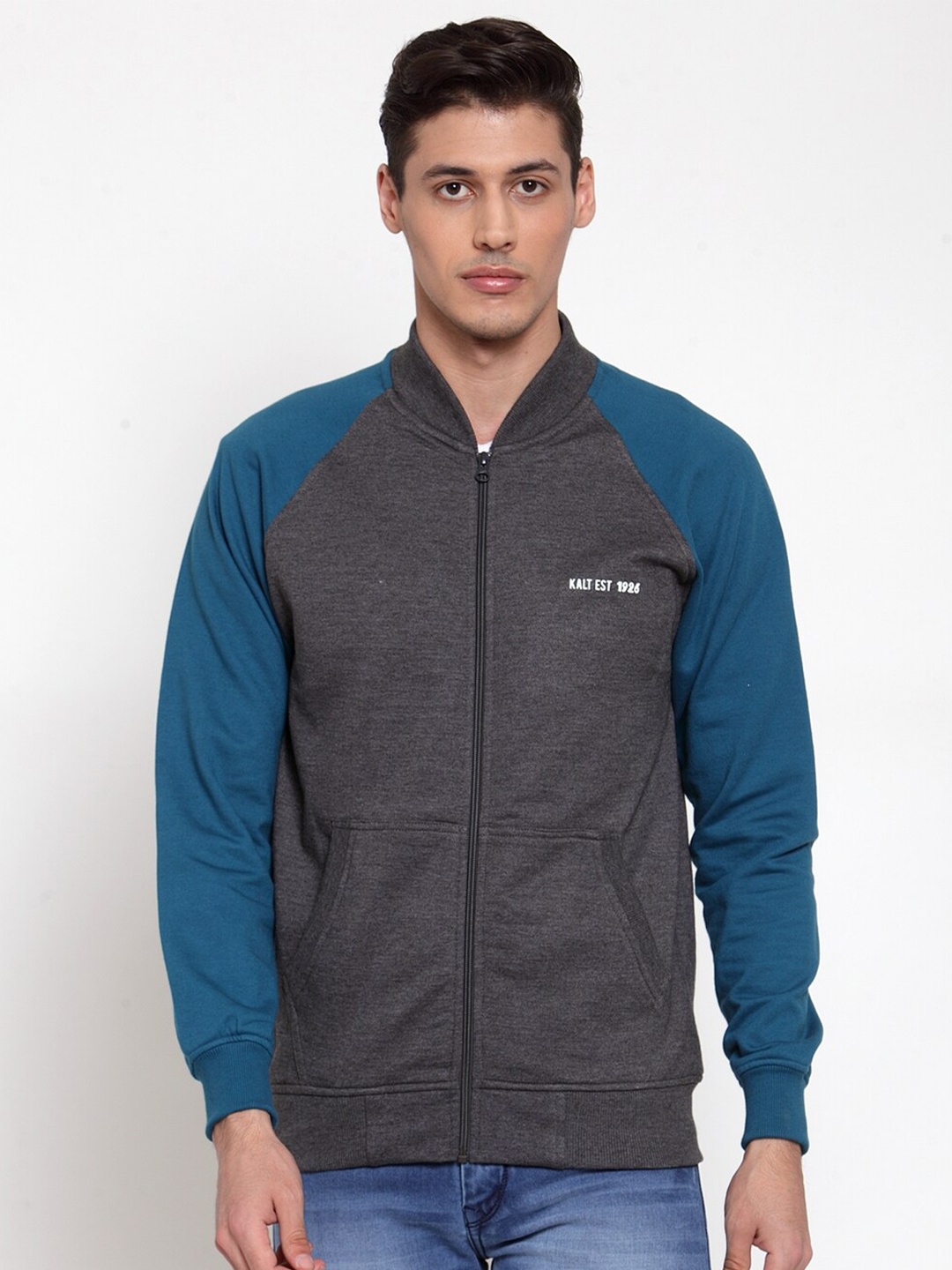 

Kalt Men Grey Sweatshirt