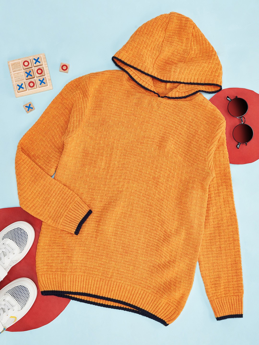 

Pantaloons Junior Boys Yellow & Black Pullover