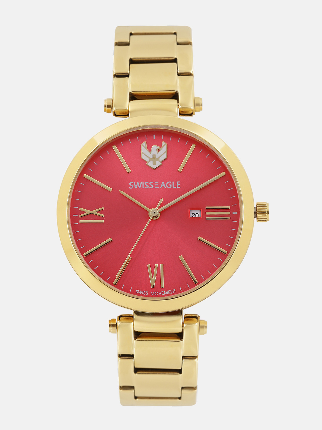 

Swiss Eagle Women Red Analogue Watch SE-9104-22