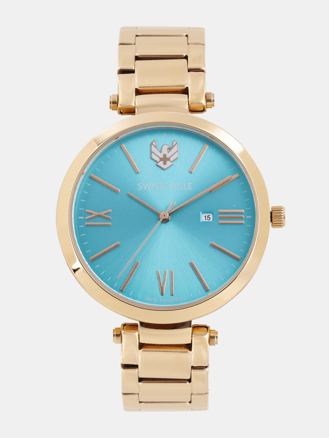 

Swiss Eagle Women Blue Analogue Watch SE-9104-44