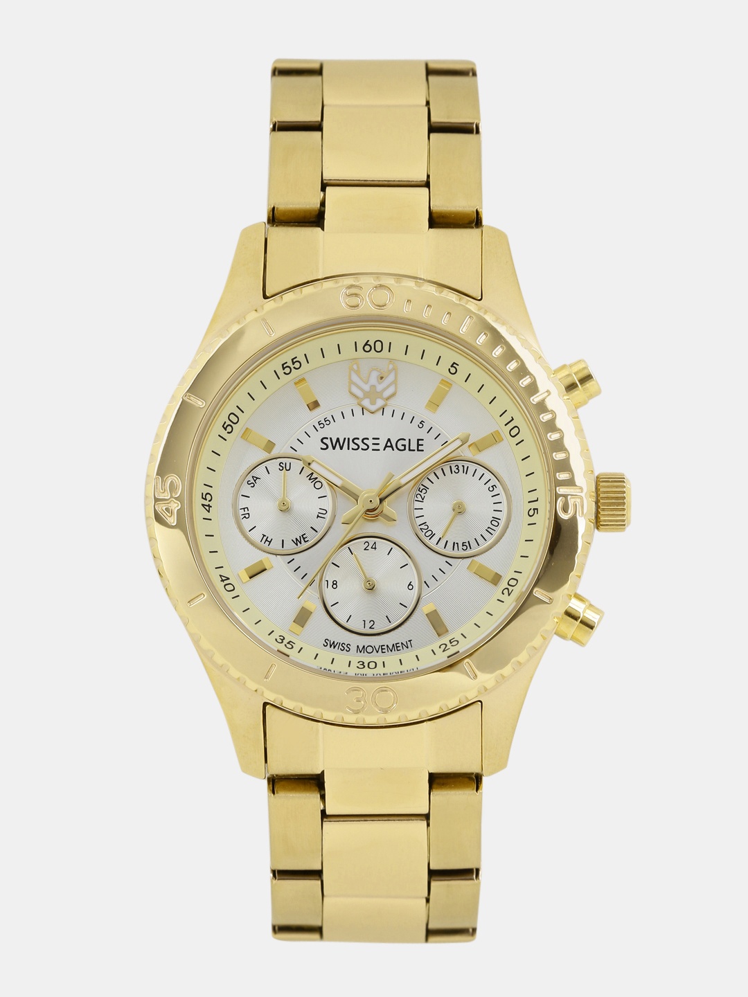 

Swiss Eagle Women Gold-Toned Analogue Watch SE-9105-11