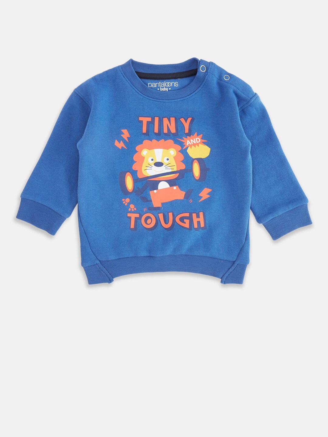 

Pantaloons Baby Boys Printed Sweatshirt, Blue