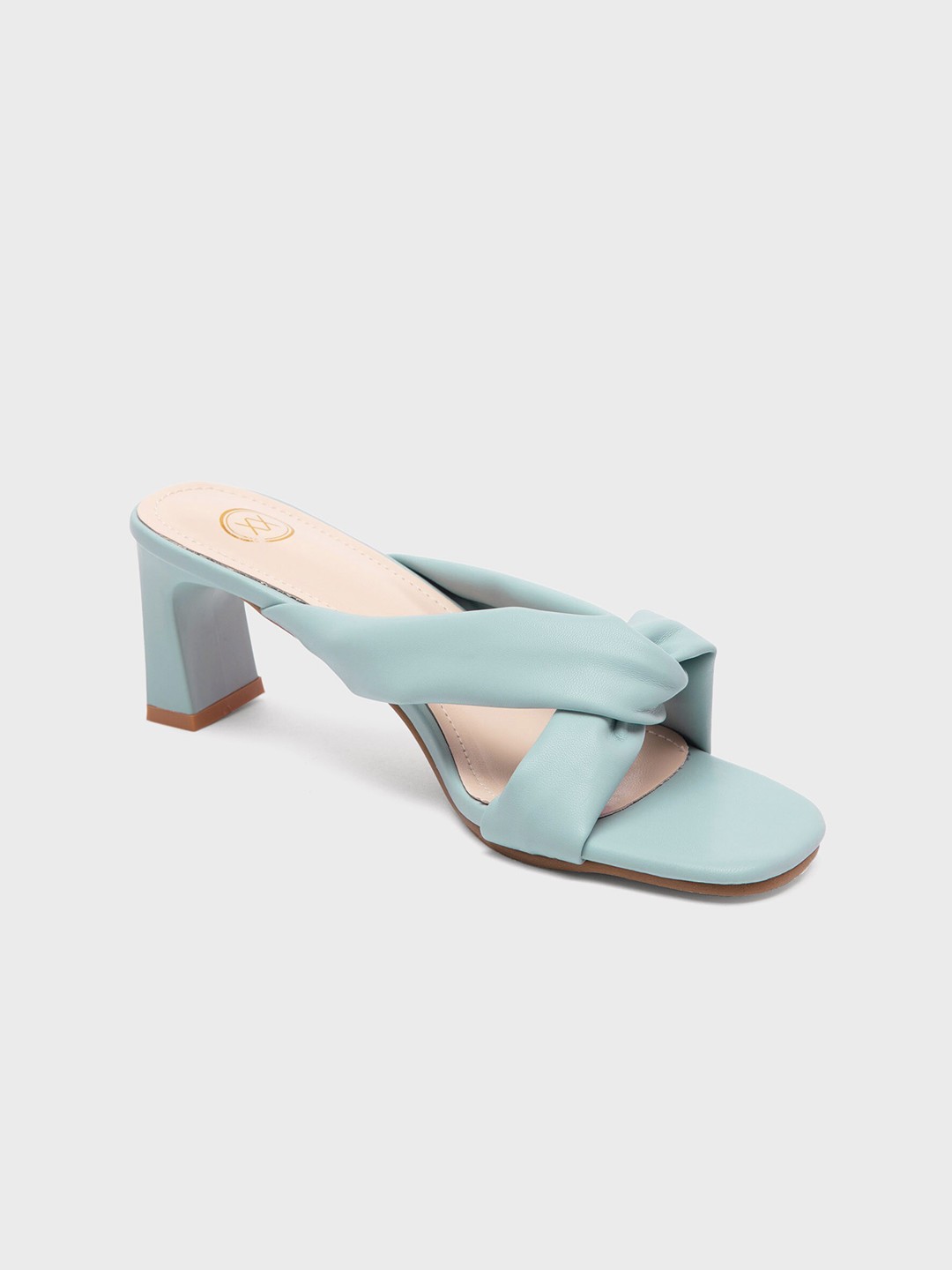 

20Dresses Women Blue PU Block Sandals